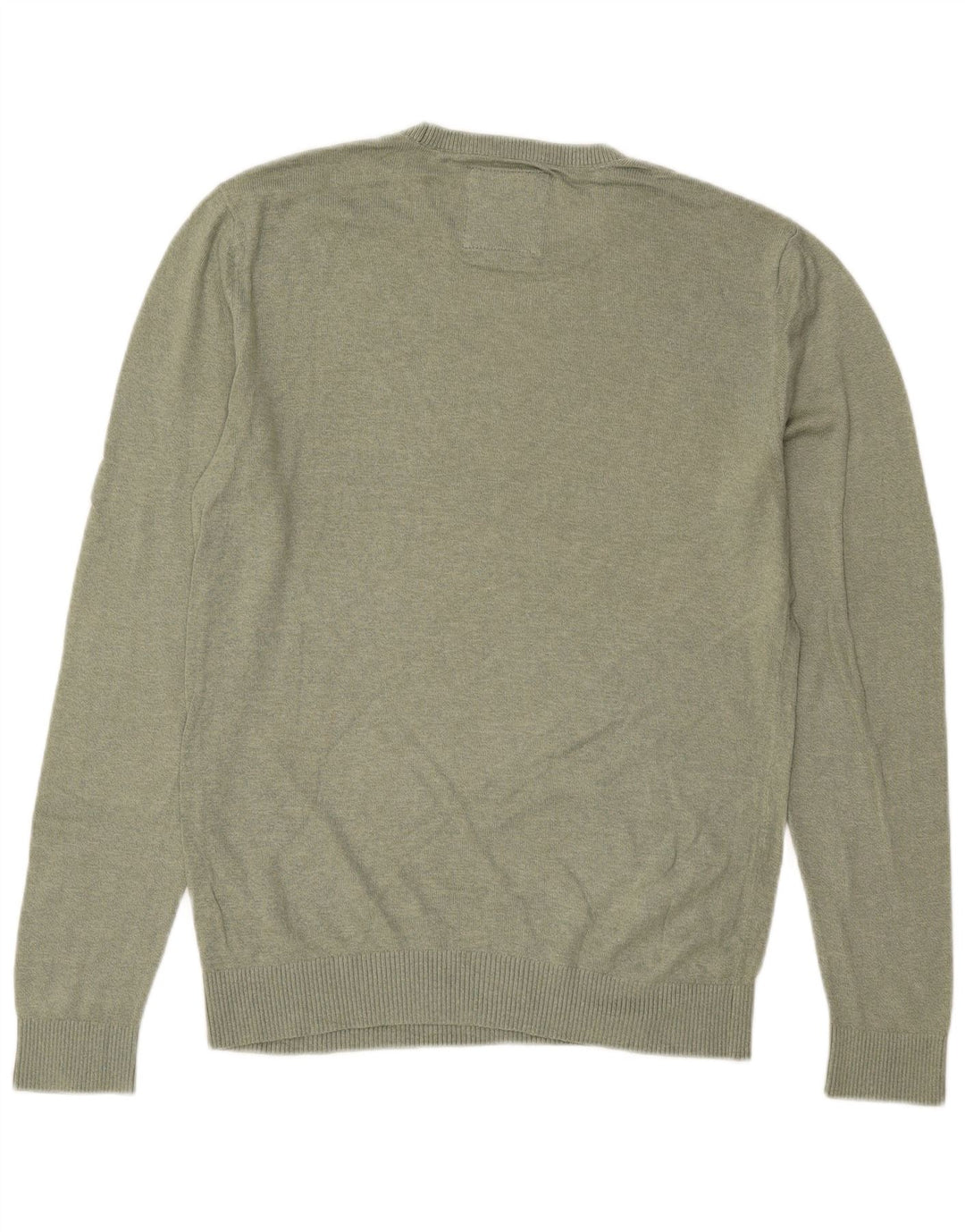 Hollister Pull Ras du Cou Homme Vert Moyen