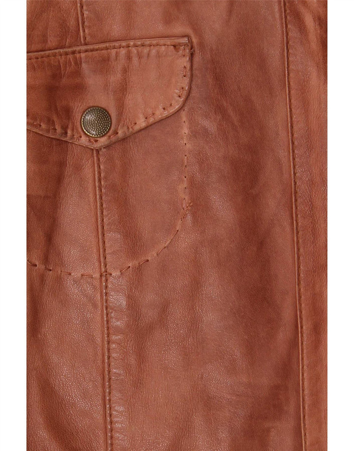 Conbipel Veste en Cuir Homme IT 50 Large Marron