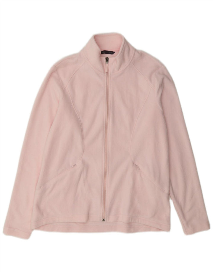 Marks & Spencer Veste polaire pour femme UK 14 Large Rose Polyester