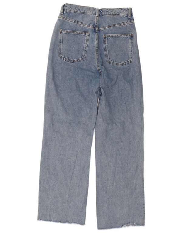 Zara Jean droit femme EU 38 Small W28 L29 coton bleu