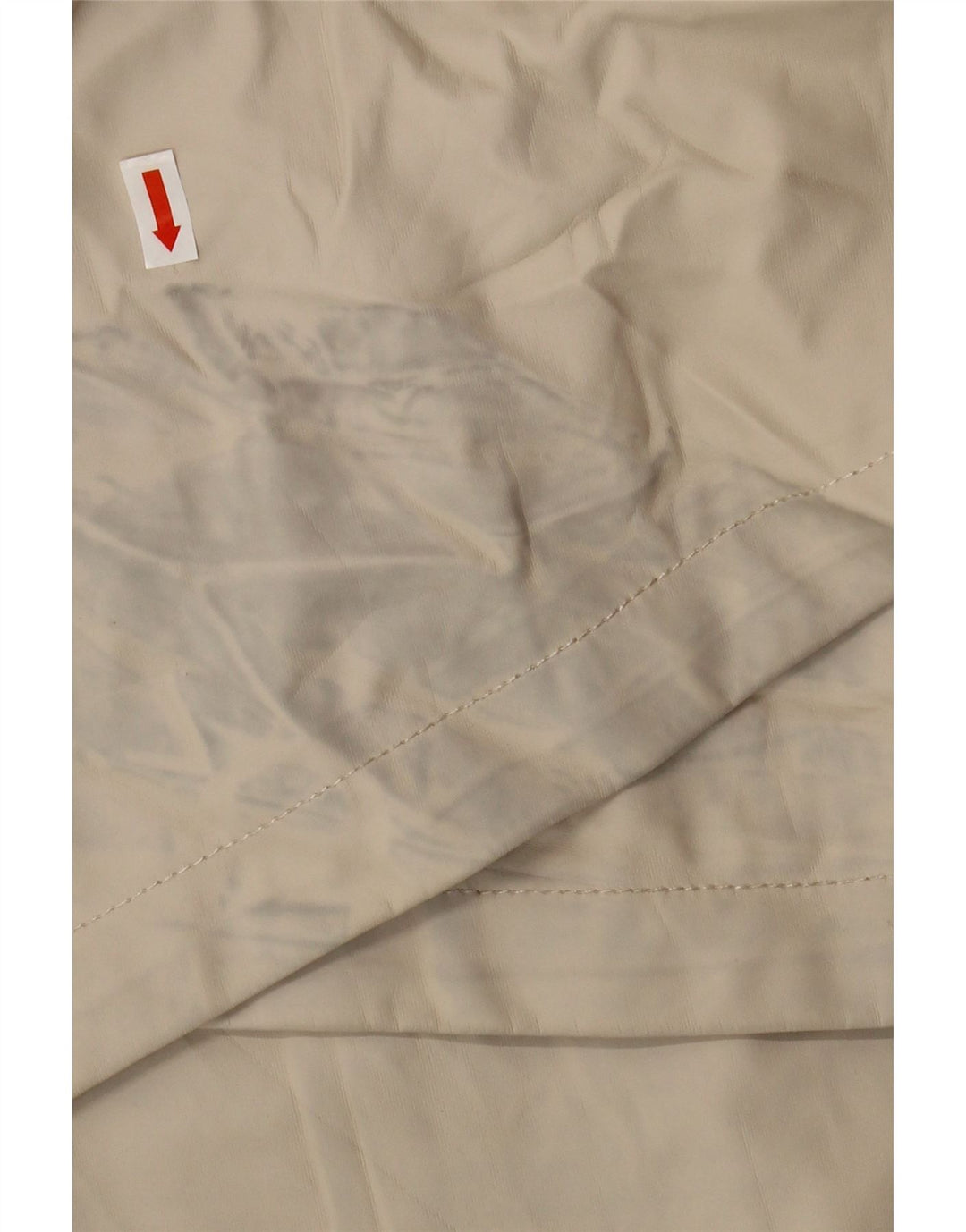 Zara Manteau coupe-vent à capuche pour femme UK 16 Large Beige Polyester