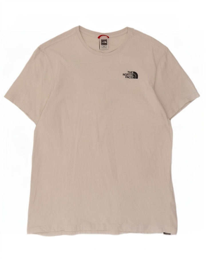 The North Face T-shirt graphique pour homme en coton blanc moyen