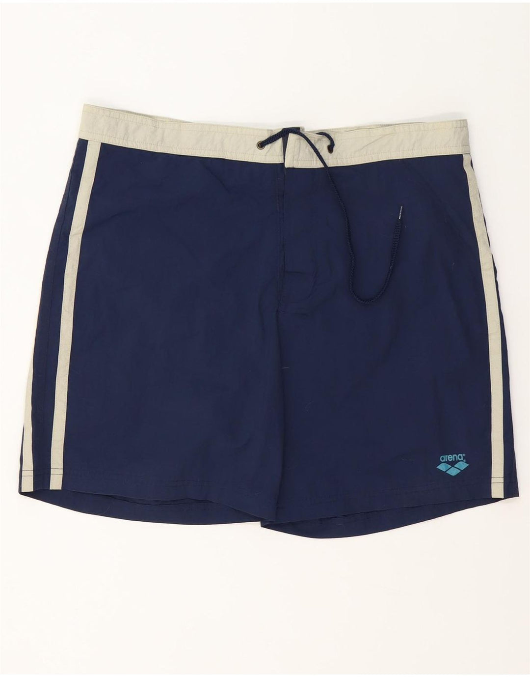 Arena Short de Bain Homme Large Bleu Marine Colorblock Polyester