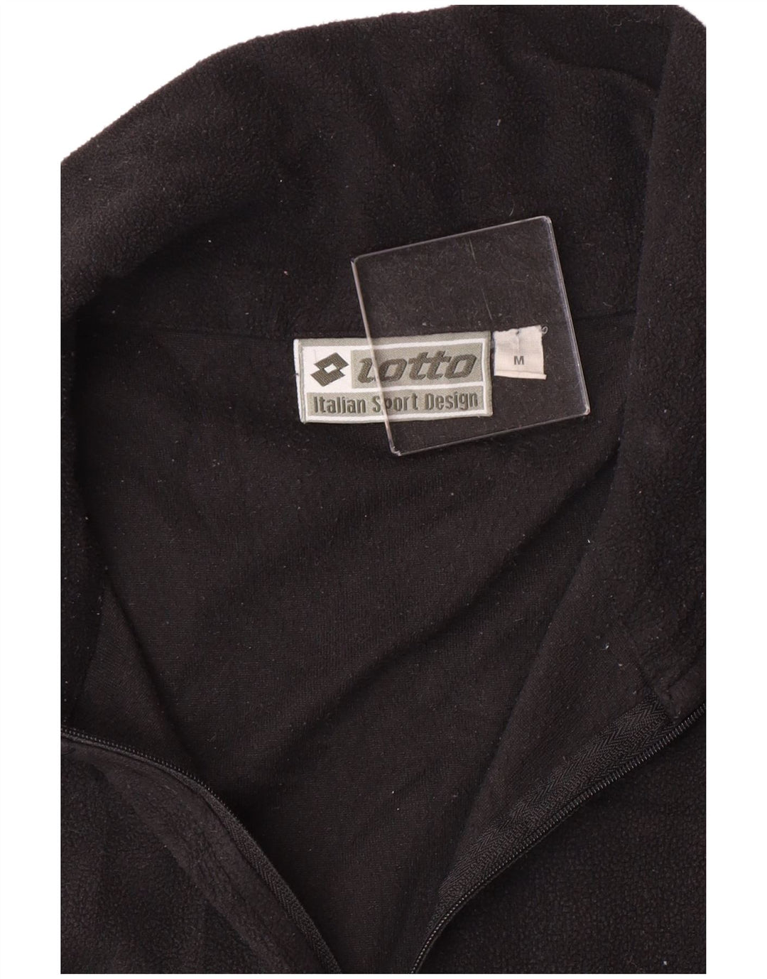 LOTTO Pull polaire à col zippé pour femme UK 14 Medium Noir
