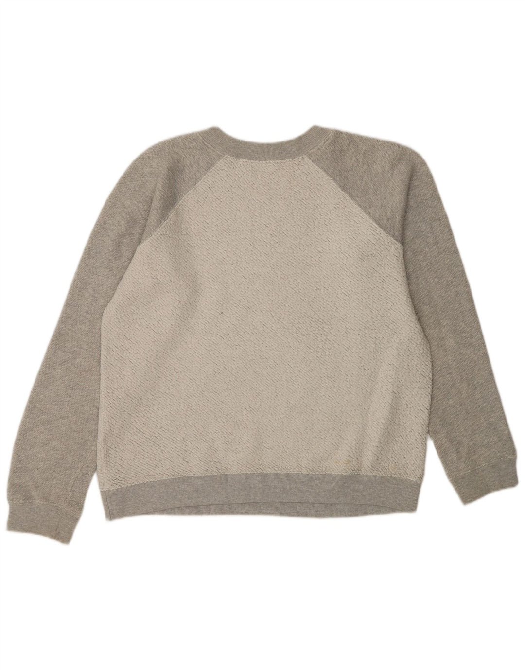 Jack Wills Sweat-shirt court pour femme UK 12 Gris moyen Coton