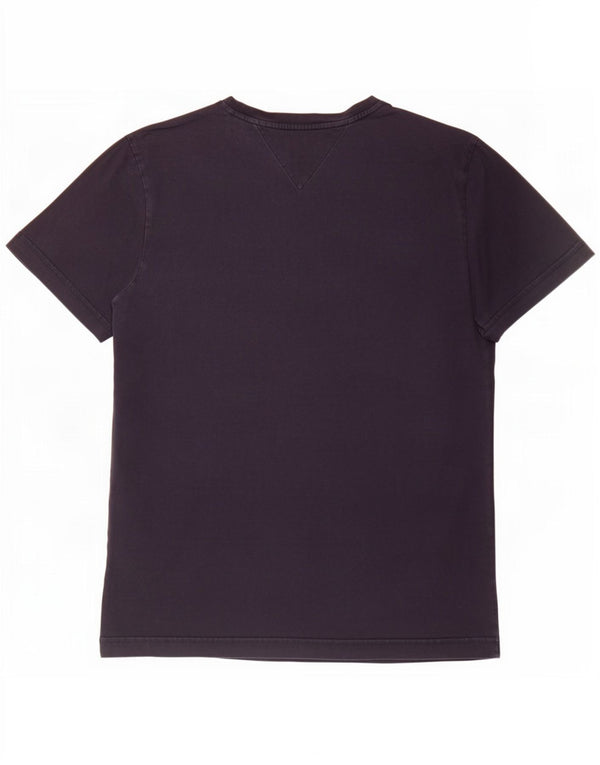 Tommy Hilfiger T-shirt graphique pour homme en coton bleu marine Taille L