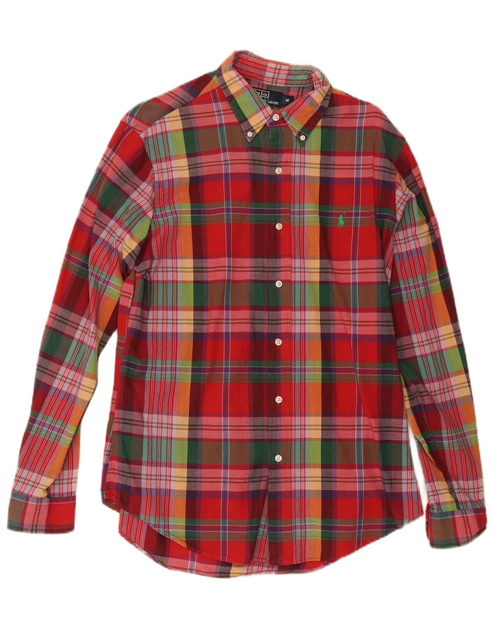 Polo Ralph Lauren Chemise sur mesure pour homme en coton à carreaux multicolore moyen