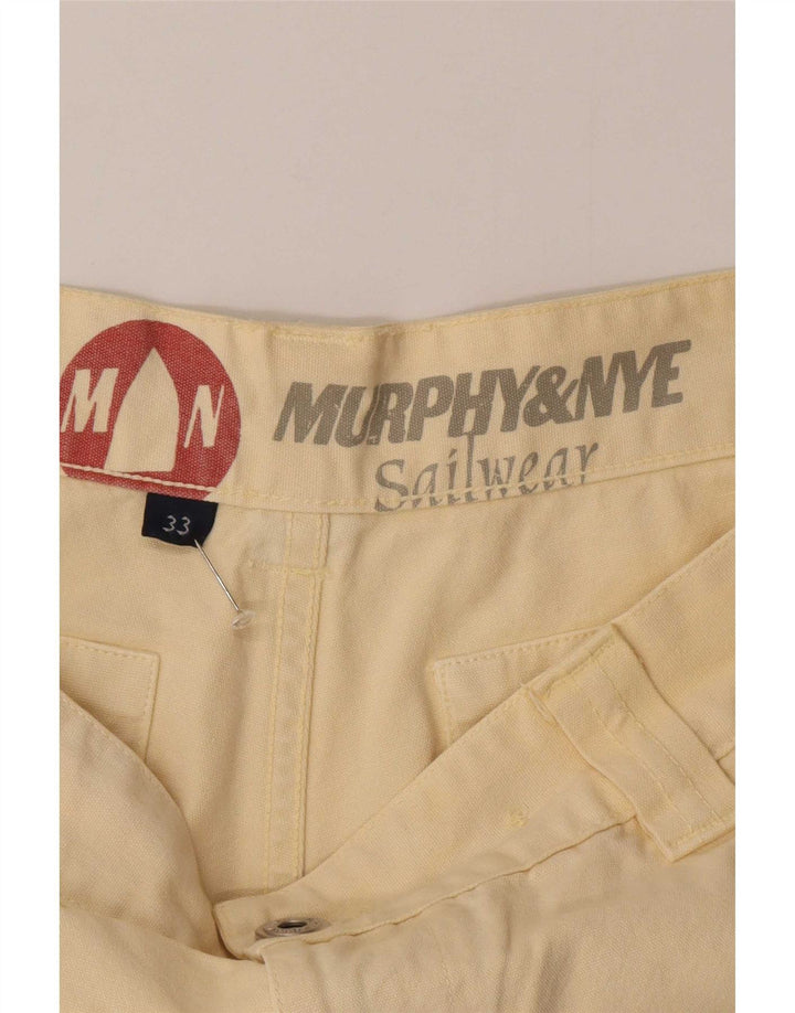 Murphy & Nye Short Chino Homme Moyen W33 Beige Coton