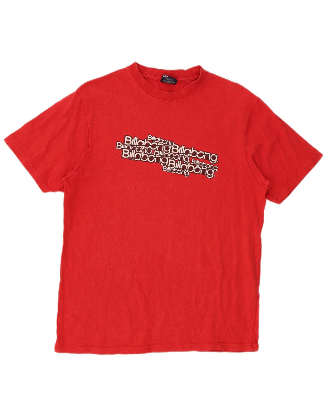 BILLABONG T-Shirt Graphique Homme Rouge Moyen Coton