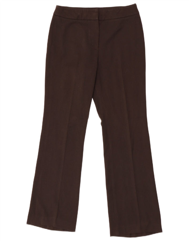 Max Mara Pantalon de costume bootcut week-end pour femme UK 8 Small W27 L30 Marron