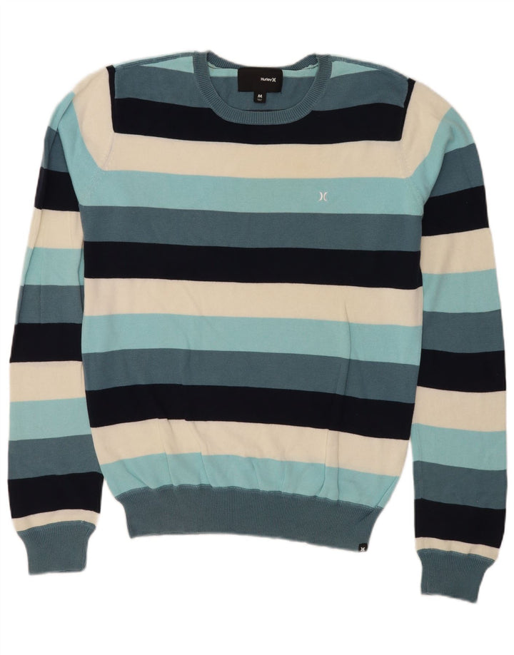 Hurley Pull Col Rond Homme Coton Rayé Multicolore Moyen