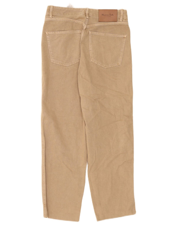 Massimo Dutti Jean fuselé taille haute pour femme EU 38 Small W28 L27 Beige