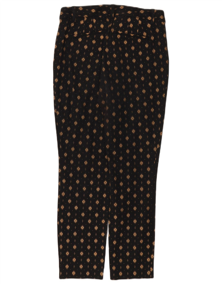 Gap Pantalon décontracté courbé à motif abstrait pour femme US 6 Medium W26 L27 Noir