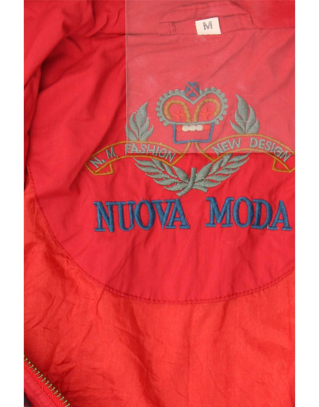 Nuova Moda Veste Bomber Homme UK 38 Rouge Moyen
