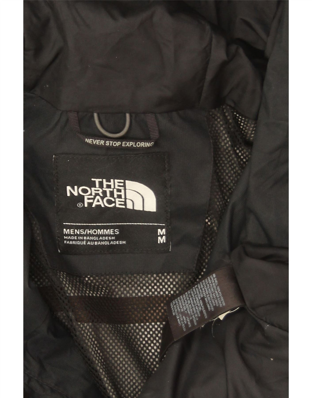 The North Face Veste de pluie à capuche pour homme UK 38 Medium Noir Polyester