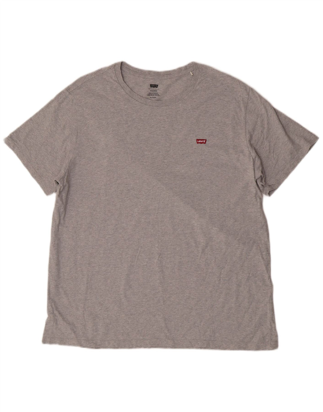 Levi's T-Shirt Coupe Standard Homme XL Gris Coton