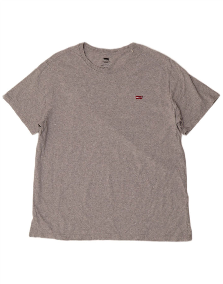 Levi's T-Shirt Coupe Standard Homme XL Gris Coton