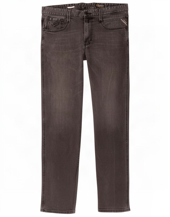 Replay Jean droit homme W36 L32 gris
