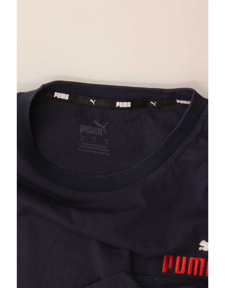 Puma T-Shirt Homme Bleu Marine Petit