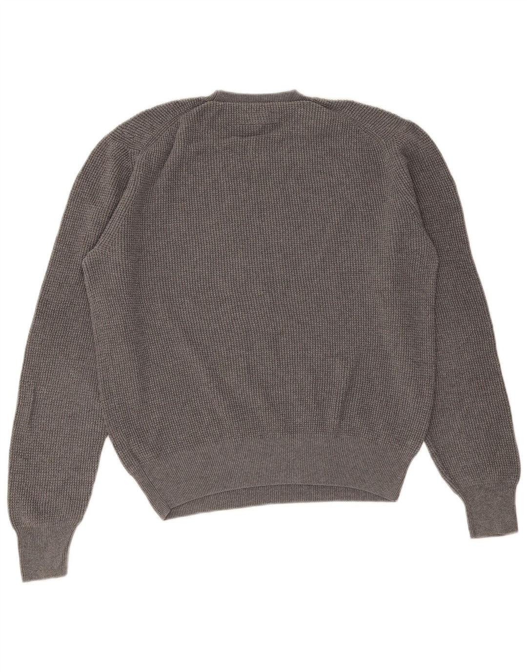 All Saints Pull ras du cou pour hommes, grand coton gris