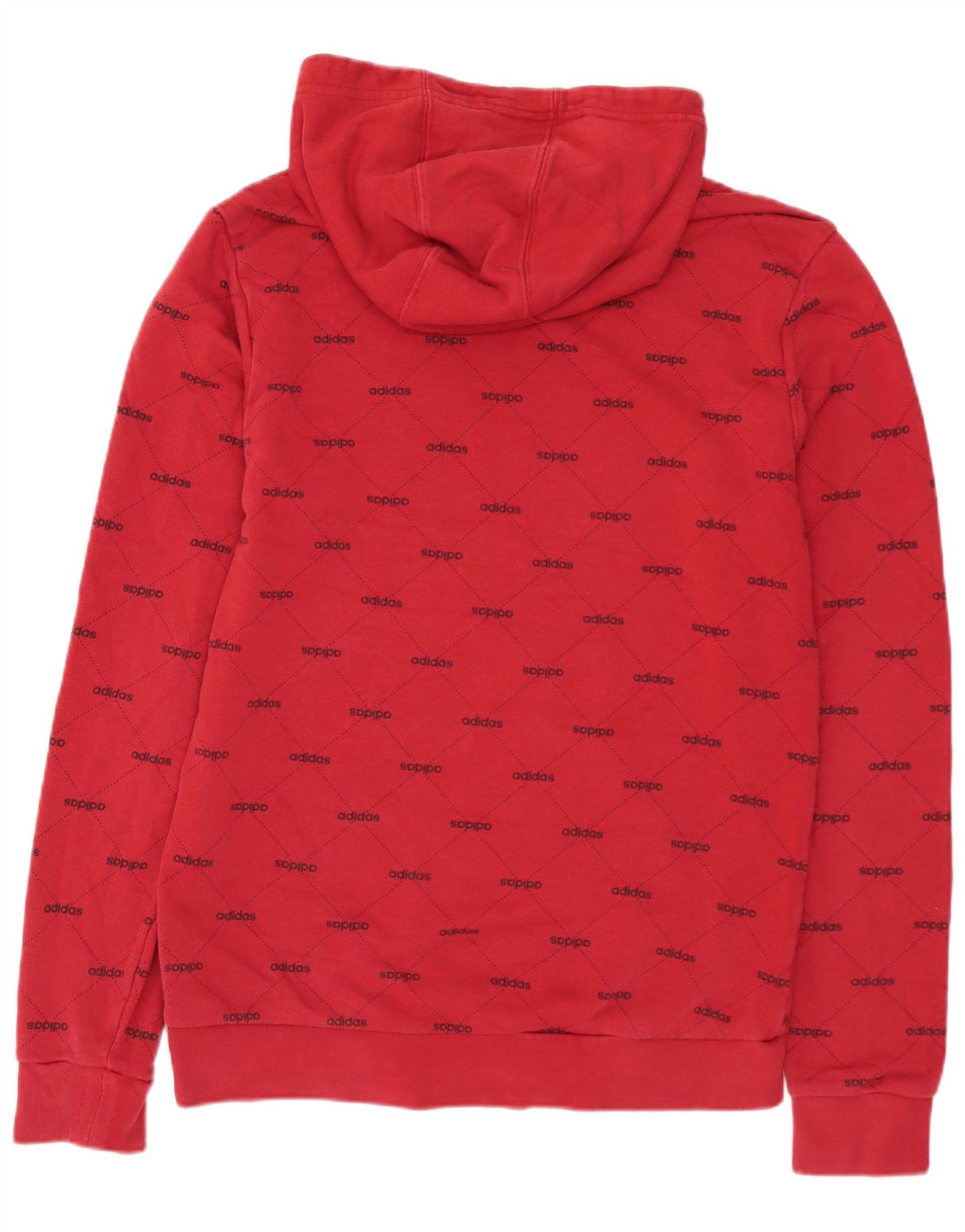 ADIDAS Pull à capuche graphique pour hommes, petit coton rouge