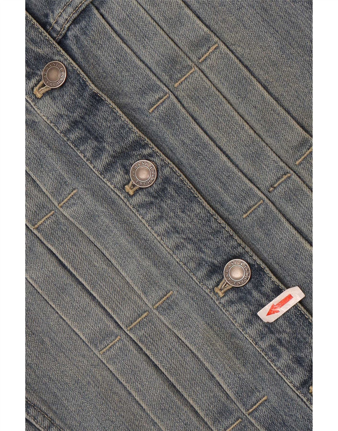 Armani Veste en jean pour femme UK 12 Coton bleu moyen