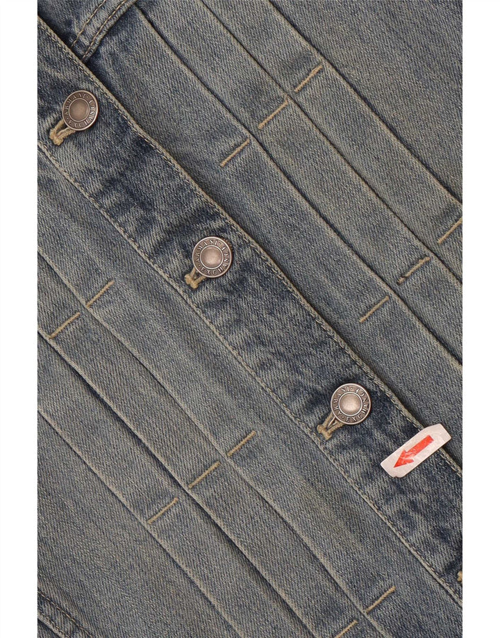 Armani Veste en jean pour femme UK 12 Coton bleu moyen