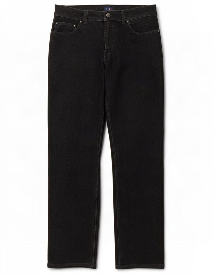 Trussardi Jean Droit W32 L32 Noir Coton Homme