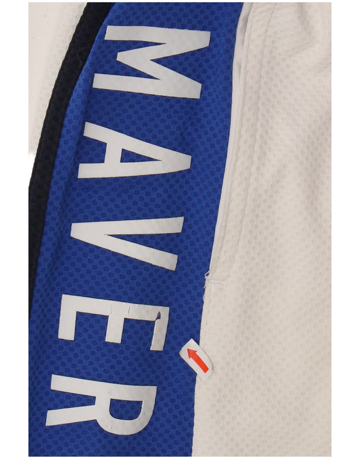 NBA Garçons Dallas Mavericks Short de Sport 14-15 Ans Grand Blanc Colorblock