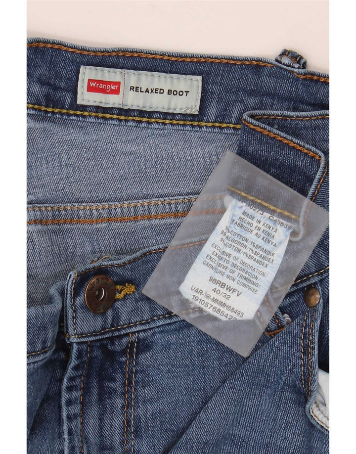 Wrangler Jean bootcut coupe décontractée pour homme W40 L32 en coton bleu