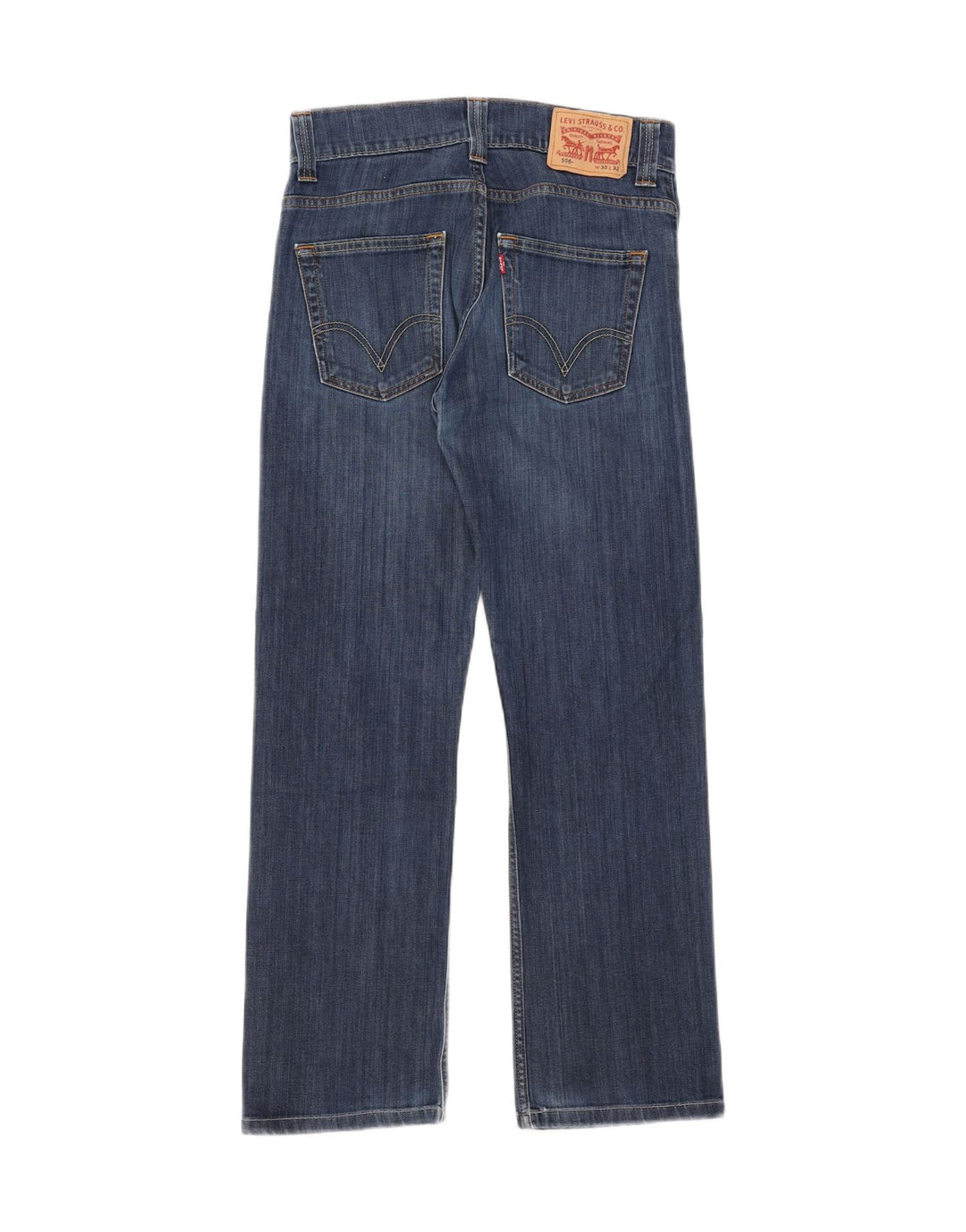 Levi's Jean Droit 506 Femme W30 L28 Bleu Coton