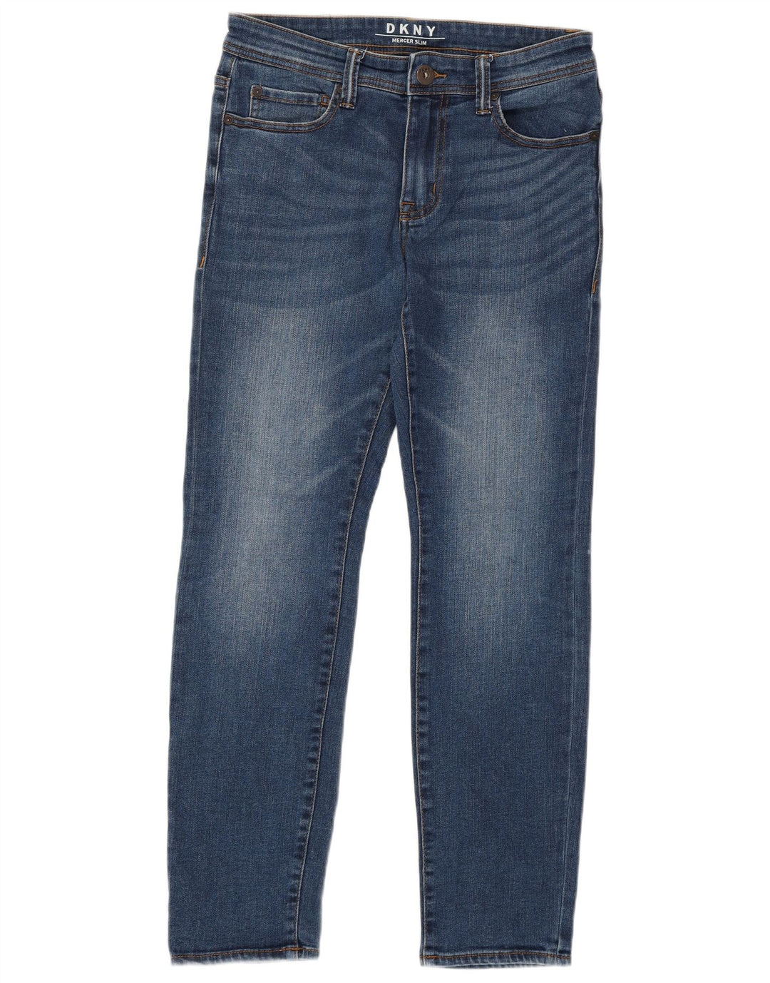 DKNY Womens Mercer Slim Jeans W29 L30 Blue Cotton
