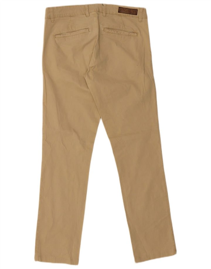 Zara Pantalon Chino Slim Homme EU 40 Moyen W34 L32 Beige