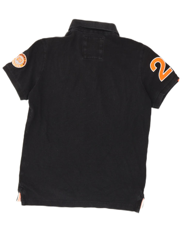 Superdry Polo Graphic Rugby Homme Grand Noir Coton