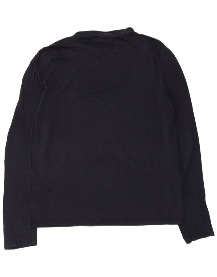 Armani Haut à manches longues pour homme 2XL Bleu marine