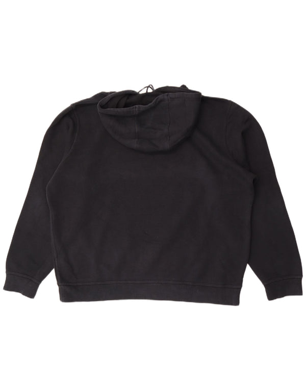 Nike Pull à capuche graphique pour homme 2XL en coton noir