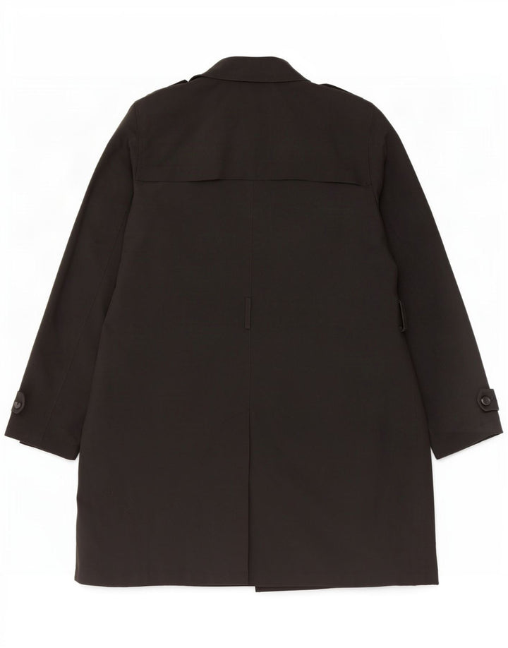 Marks & Spencer Trench-Coat Femme UK 16 Large Noir Polyester