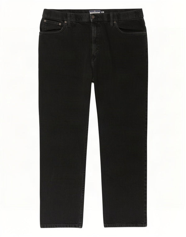Marks & Spencer Jean droit Blue Harbor homme W38 L29 coton noir