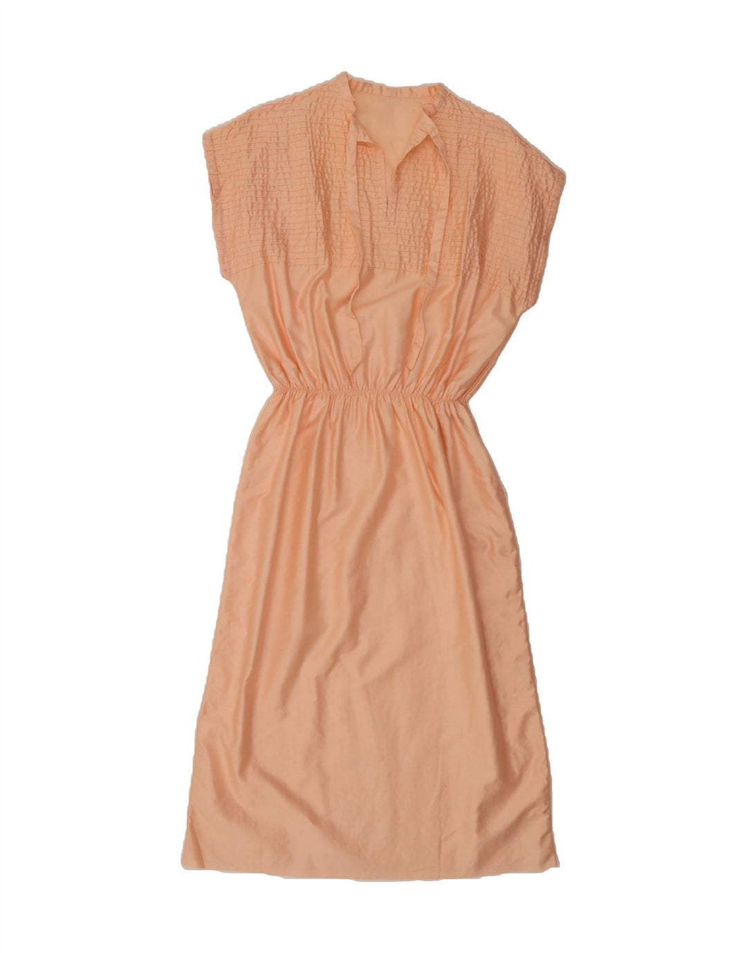 VINTAGE Womens Sleeveless Maxi Dress UK 19 Medium Pink Vintage Vintage and Second-Hand Vintage from Messina Hembry 