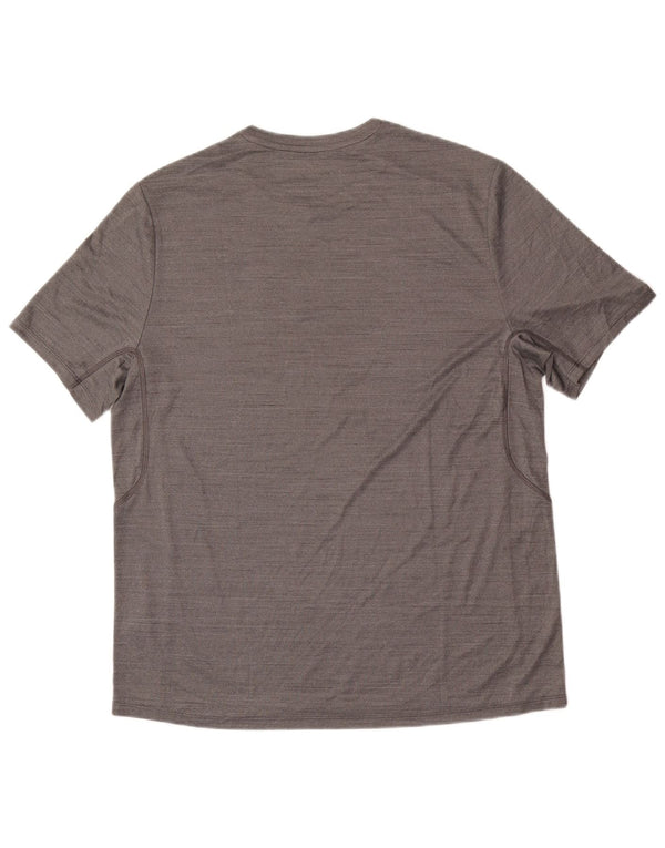 Reebok T-Shirt Homme Haut Large Gris Polyester