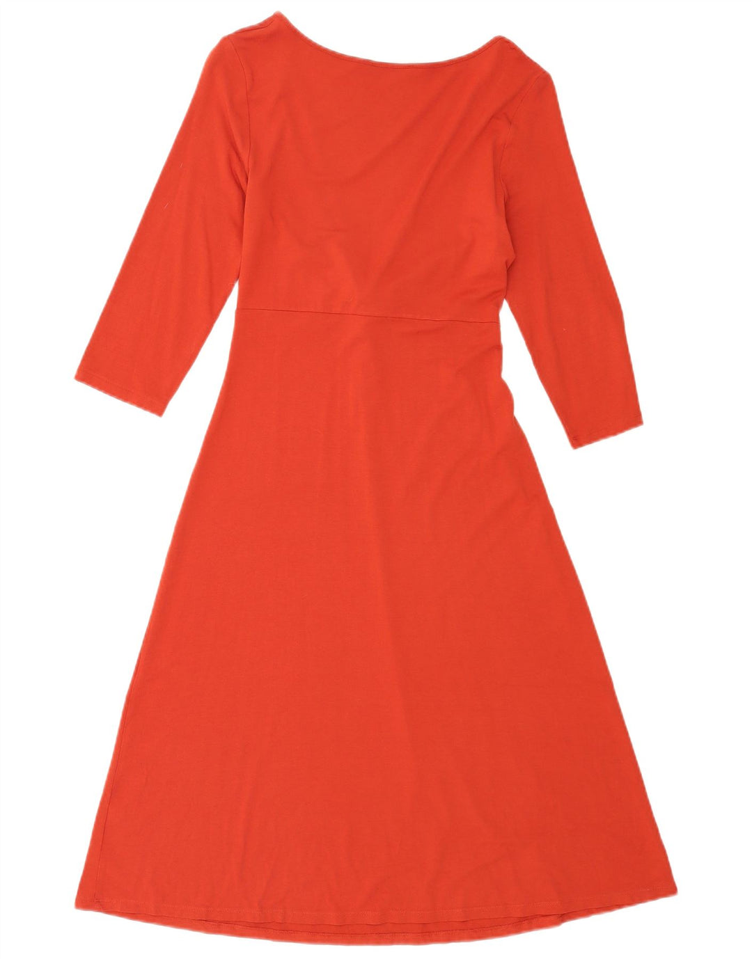 Marks & Spencer Robe trapèze à manches 3/4 pour femme UK 10 Small Rouge Polyester