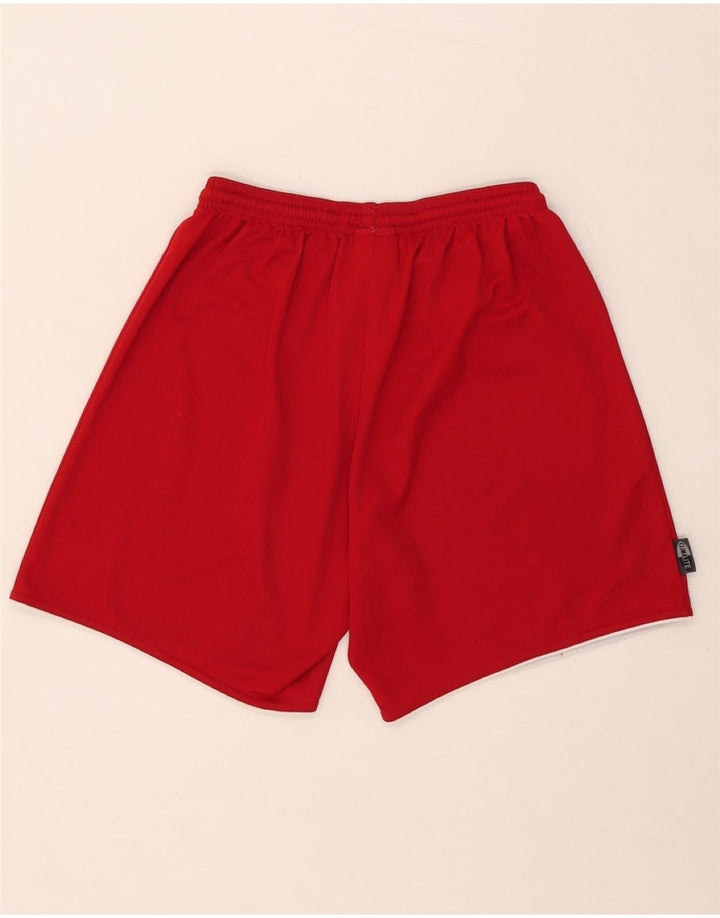 Adidas Short de sport Climalite pour homme, petit, rouge, polyester