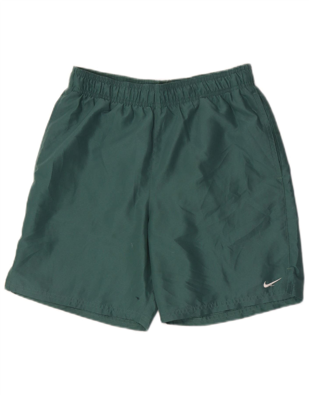 Short de sport Nike pour hommes, petit, vert, polyester