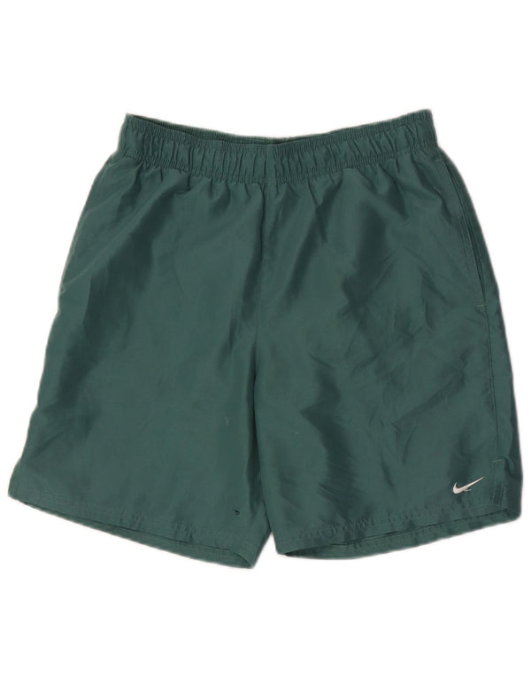 Short de sport Nike pour hommes, petit, vert, polyester