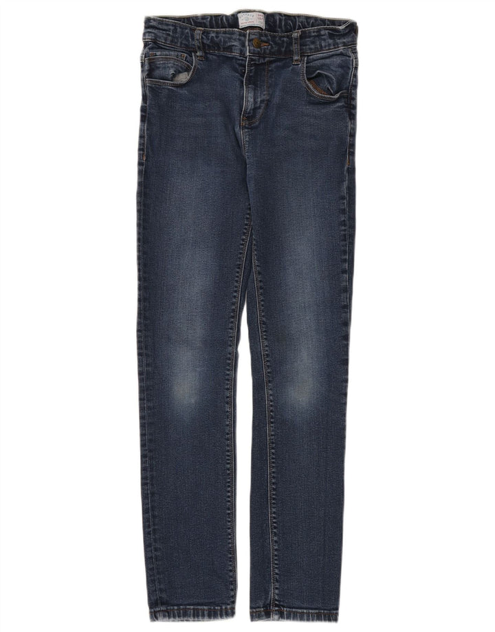 FAT FACE Jean droit fille 12-13 ans W28 L28 bleu coton