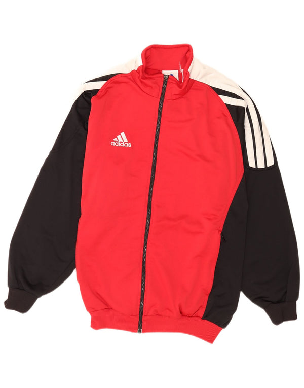 Adidas Veste de survêtement pour homme UK 40/42 Rouge moyen Colourblock Sports