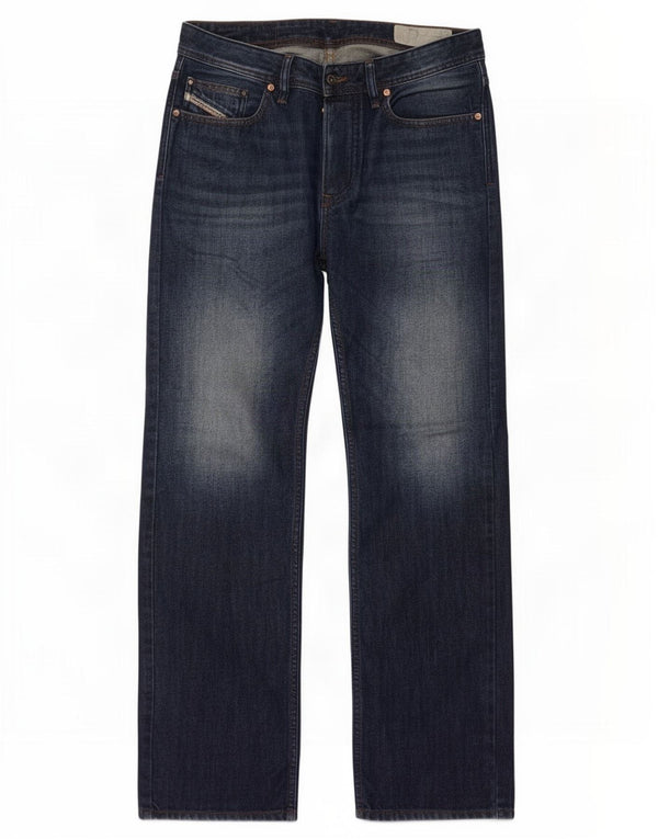 Diesel Jean Droit Homme W30 L31 Bleu Coton