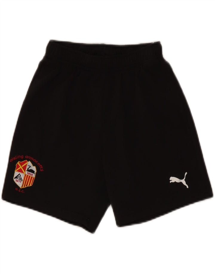 PUMA Short de sport garçon 11-12 ans Noir Polyester