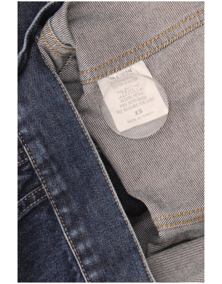 Rifle Veste en jean courte pour femme UK 6 XS Bleu Coton