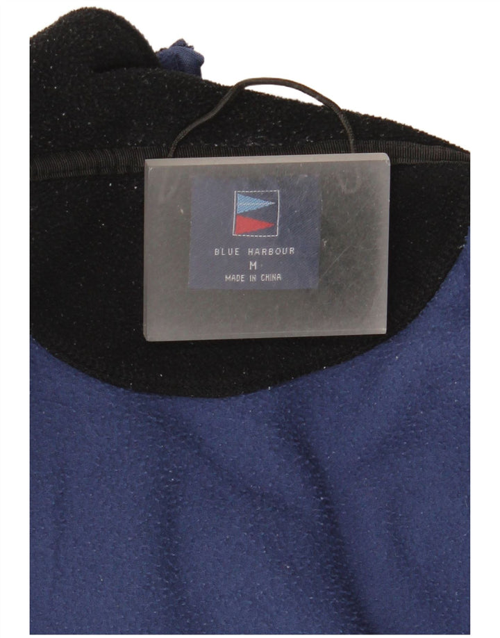 Marks & Spencer Pull Polaire Blue Harbor Zip Neck Homme Bleu Marine Moyen